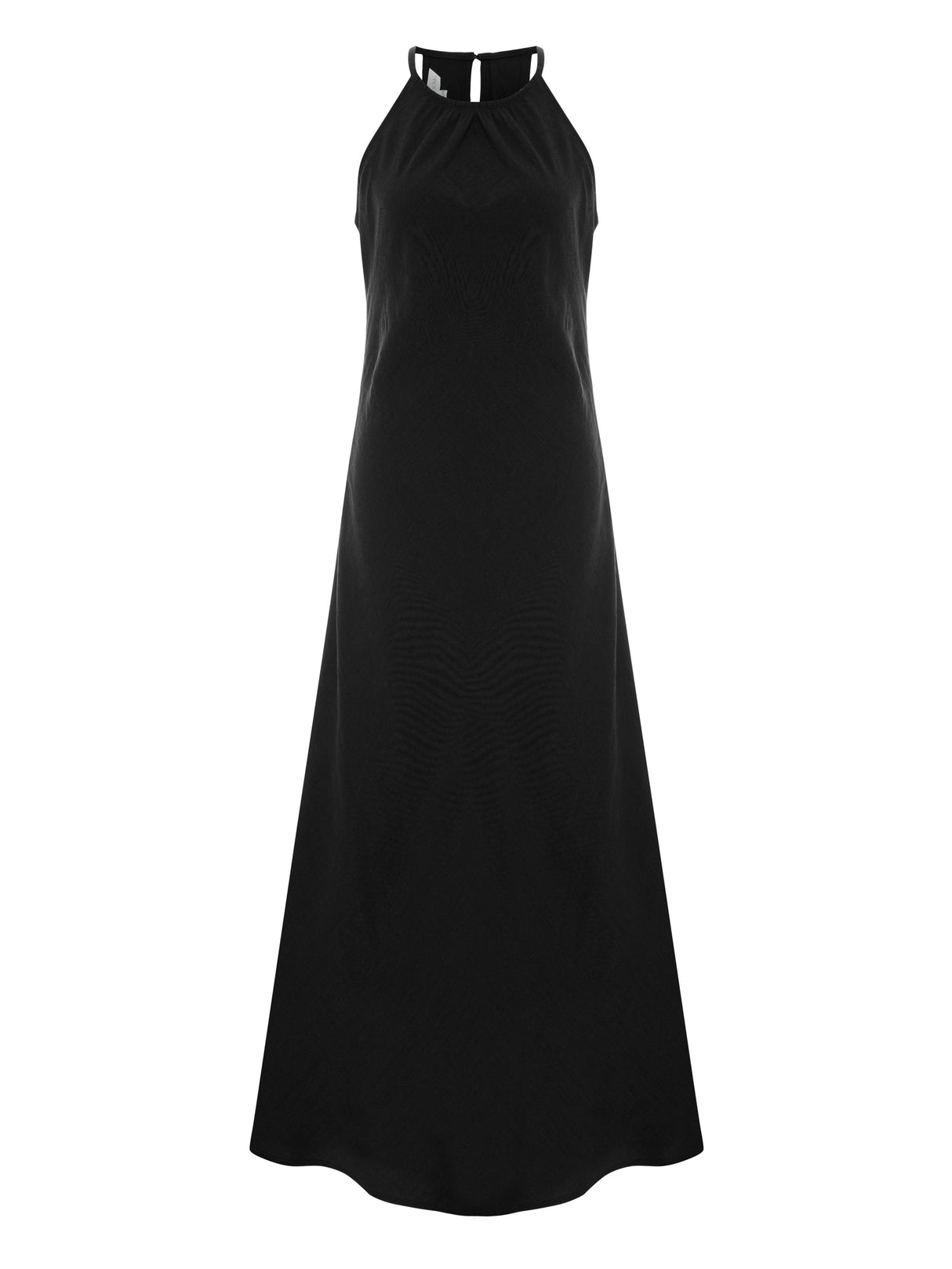 Nora Halter Maxi Dress - Black - Sumiye Co