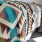 Alpaca Wool Reversible Blanket - Inca 90" x 78”