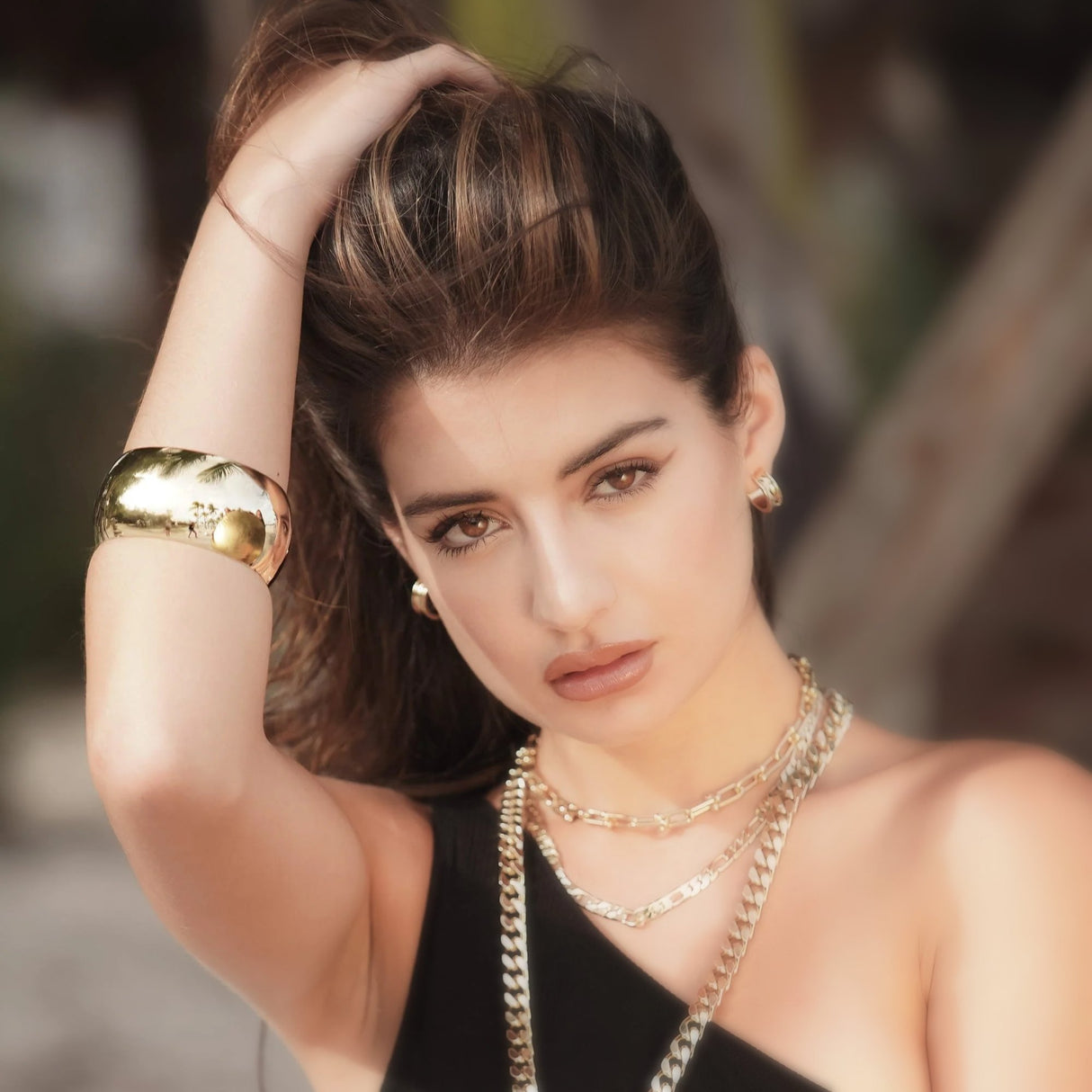 Large Domed Bangle - Sumiye Co