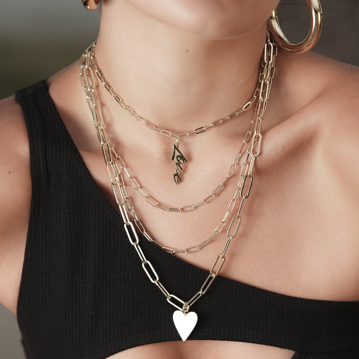 'Love' Script Pendant - Sumiye Co