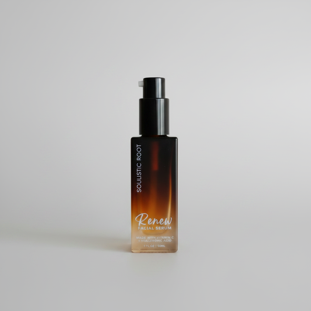 Renew Facial Serum – Hydrating Vitamin C + Hyaluronic Acid