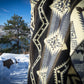 Alpaca Wool Reversible Blanket - Slate 90" x 78”