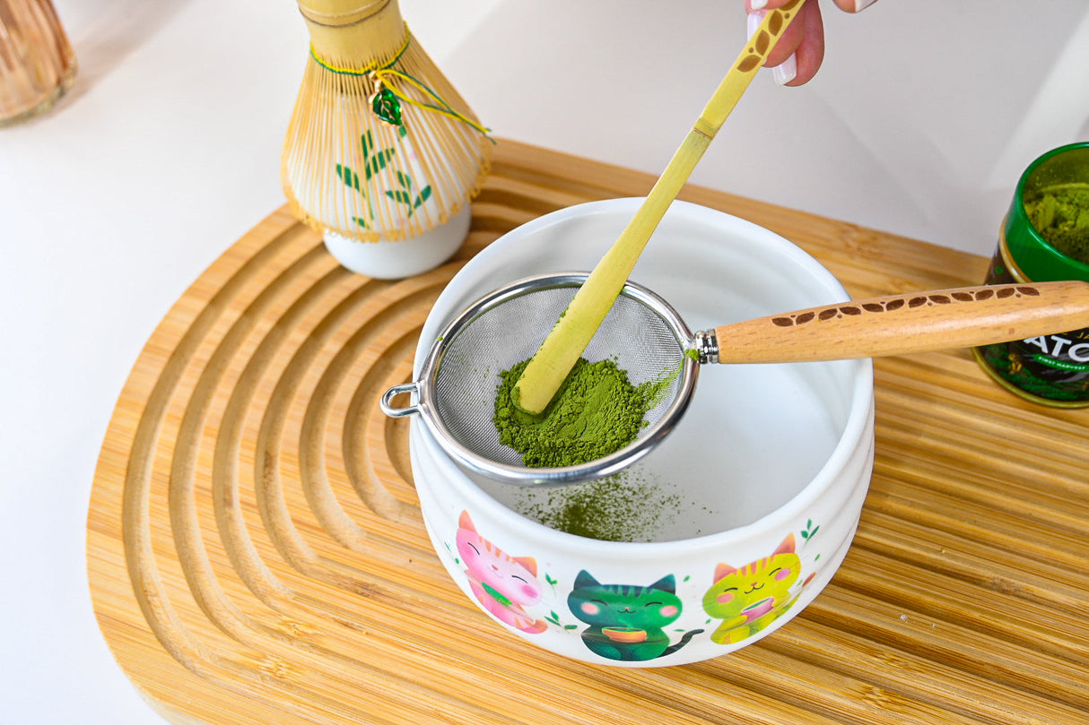 White Unfurl Matcha Gift Set by Aprika Life - Sumiye Co
