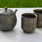 Japanese Green Tea Set - Teapot with Filters (230ml) + 2 Cups