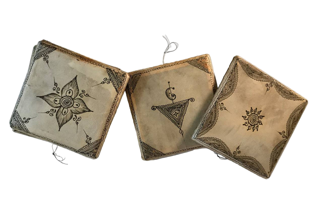 Moroccan Square Daff Drum by Verve Culture - Sumiye Co