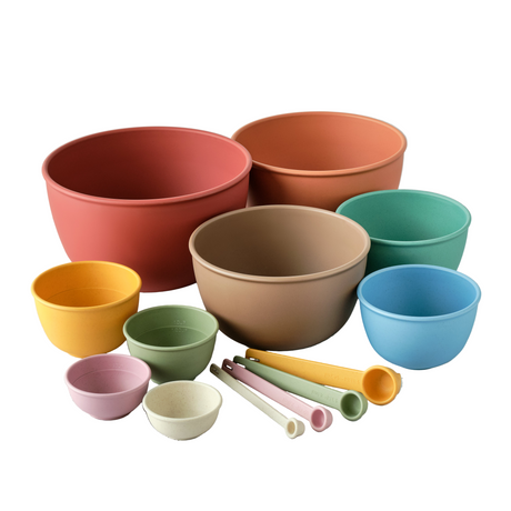 Eco-Friendly Kitchenware Bundle – Mixing Bowls & Measuring Tools - Sumiye Co