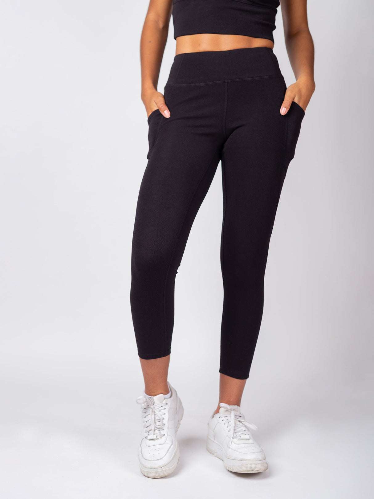 PlantTec™ Crop/Petite Leggings | Eclipse - Sumiye Co