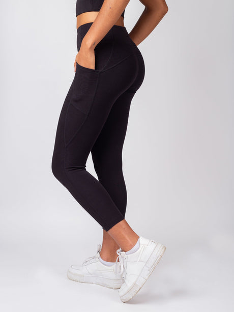 PlantTec™ Crop/Petite Leggings | Eclipse - Sumiye Co