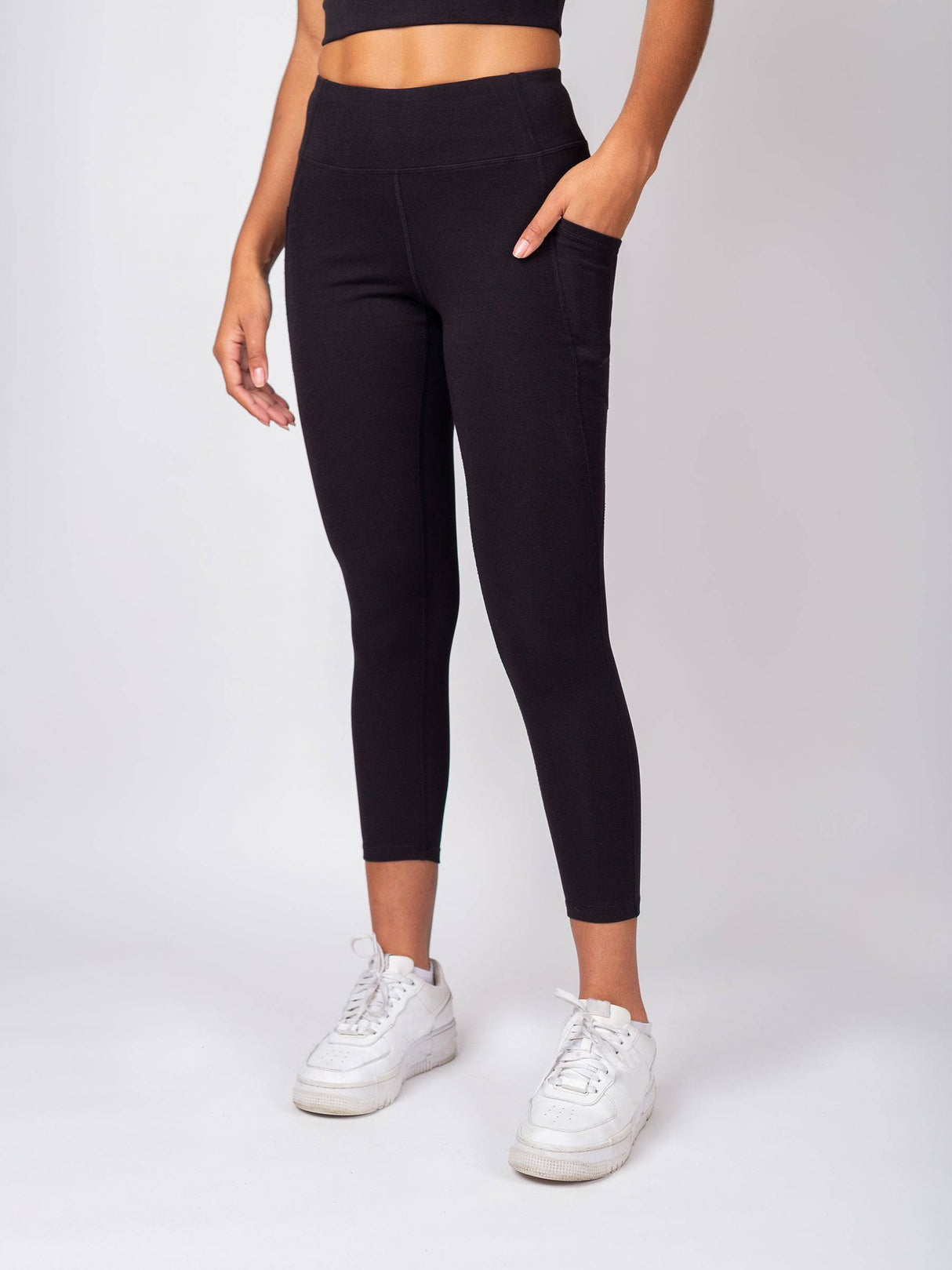 PlantTec™ Crop/Petite Leggings | Eclipse - Sumiye Co