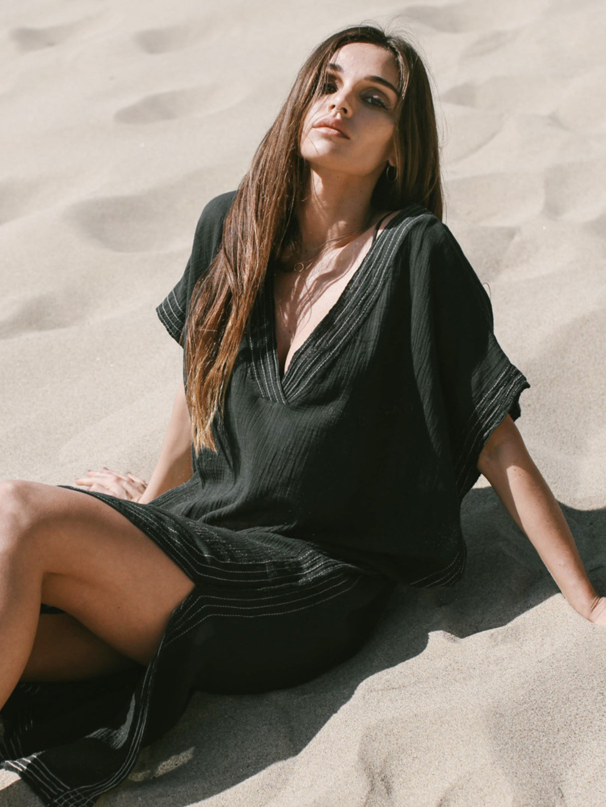 Ela Kaftan - Black - Sumiye Co