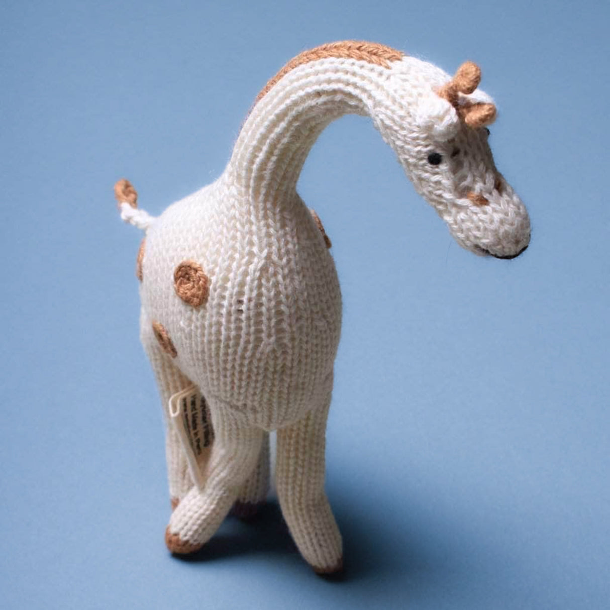 Knit Baby Rattles Gift Set | Lion, Elephant, Giraffe & Monkey - Sumiye Co