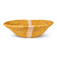 Seratonia Woven Bowl - 12" Striped Mustard | Home Decor