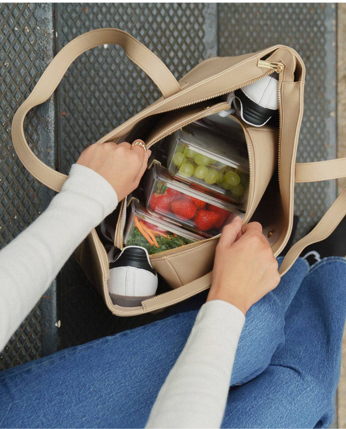 The Tote - Cream | Designer Lunch Bags & Totes - Sumiye Co
