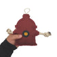 Sustainable Fire Hydrant Canvas & Jute Chew Toy for Dogs-5