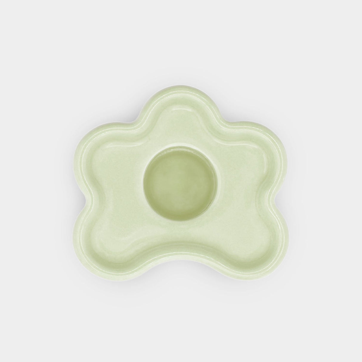 Candle Holder Flora in mint by OCTAEVO