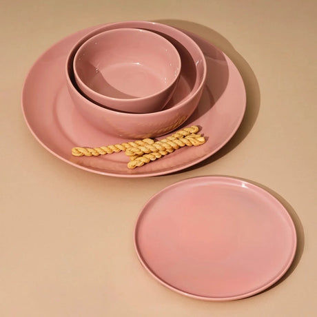 S/4 Wide Rim Dinnerware Set - Sumiye Co