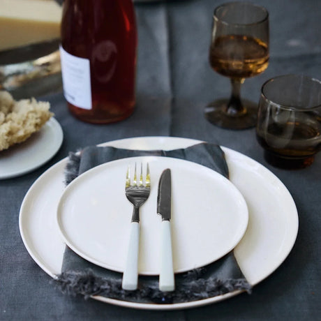 S/4 Slim Dinnerware Set - White - Sumiye Co