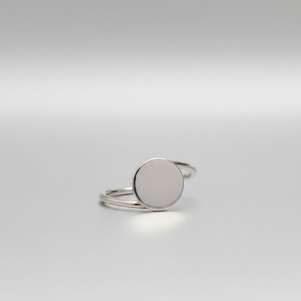 Full Moon Ring Sterling Silver - Sumiye Co