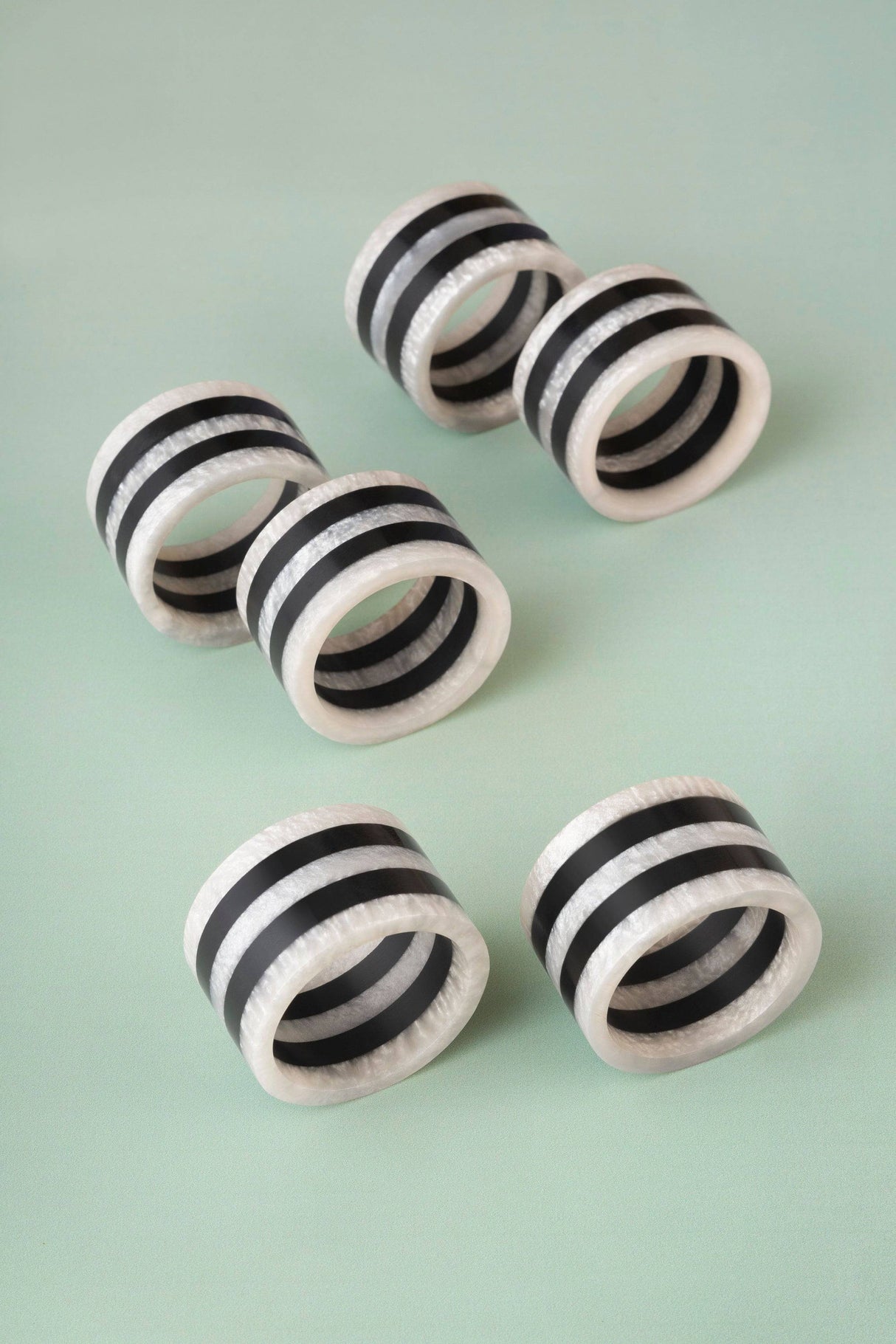 Panama Napkin Rings, Set of 6 - Sumiye Co