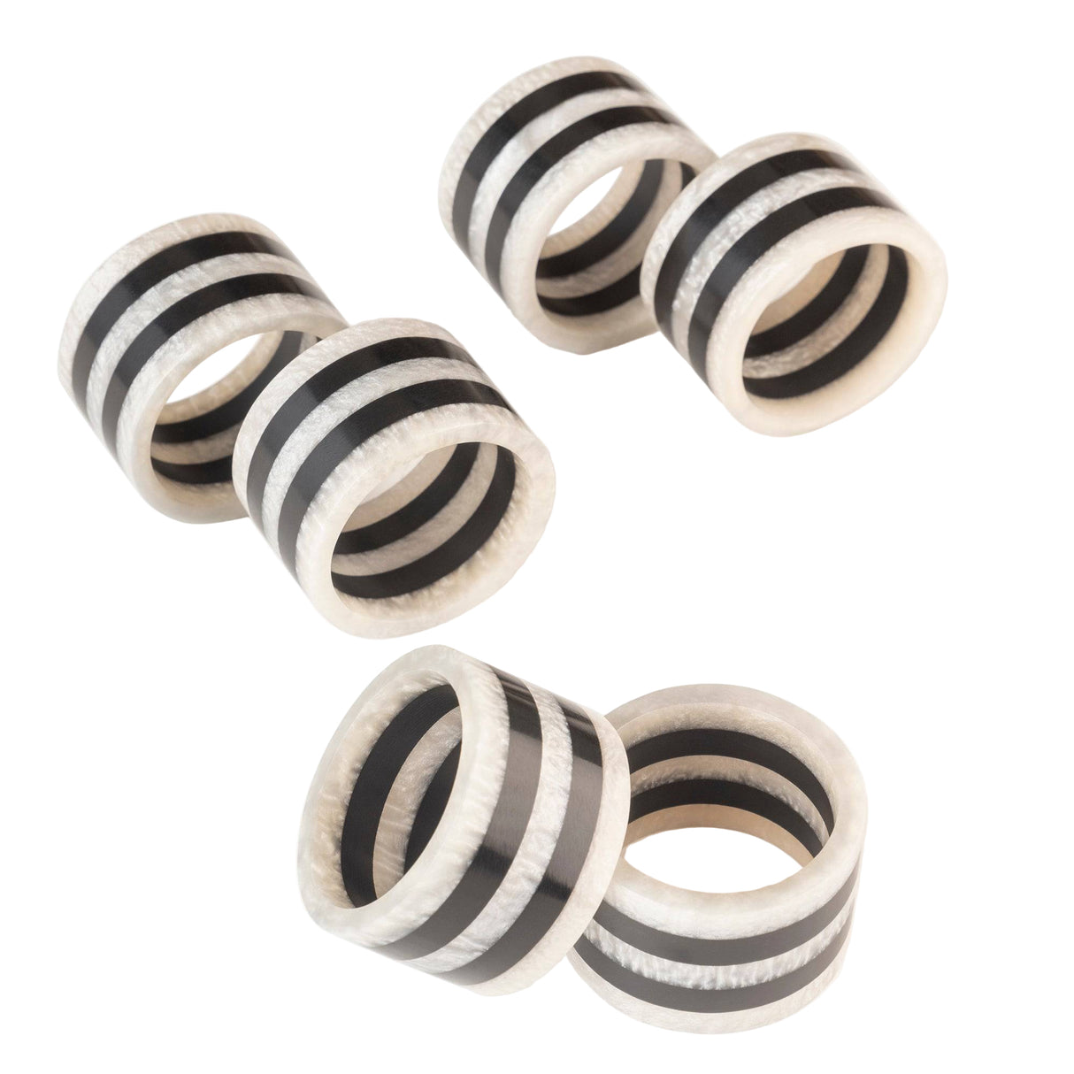 Panama Napkin Rings, Set of 6 - Sumiye Co