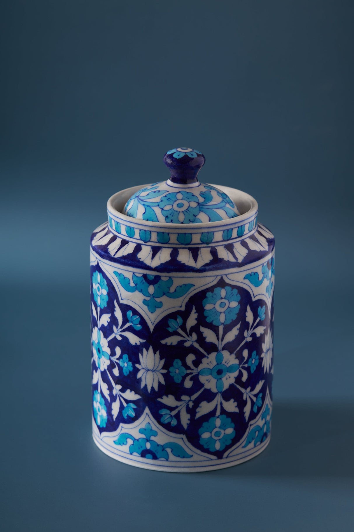 Perveni Ceramic Decorative Kitchen Canister - Sumiye Co