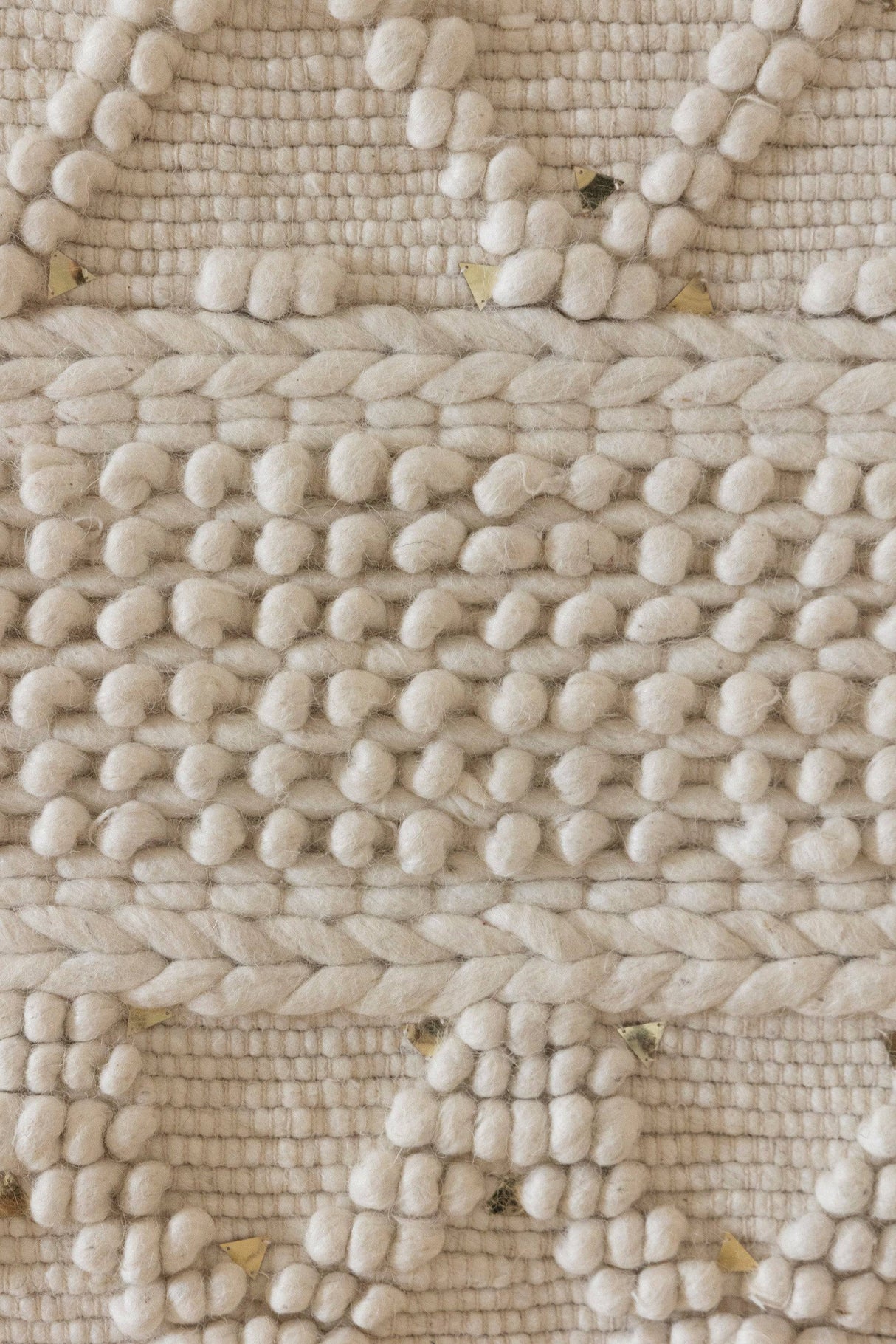 Jawani Handwoven Wall Tapestry 30" x 50" - Ivory - Sumiye Co