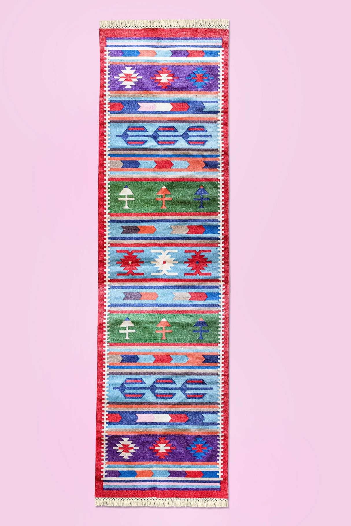 Era Flat Weave Runner Rug 2.5' x 9' - Sumiye Co