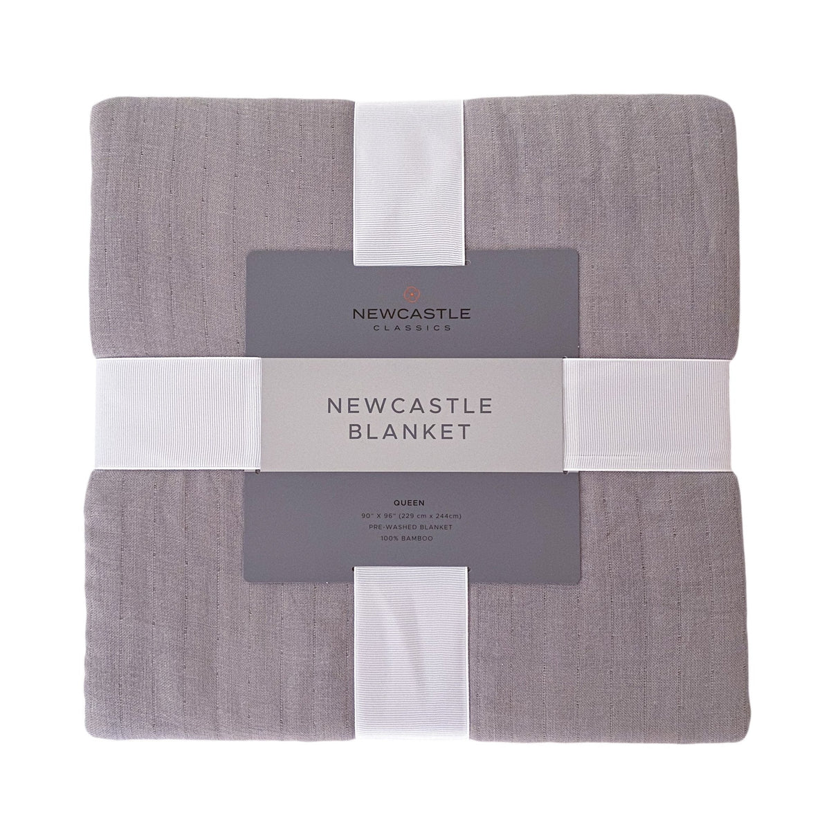 Newcastle Grey Oversized Queen Bamboo Bed Blanket-0