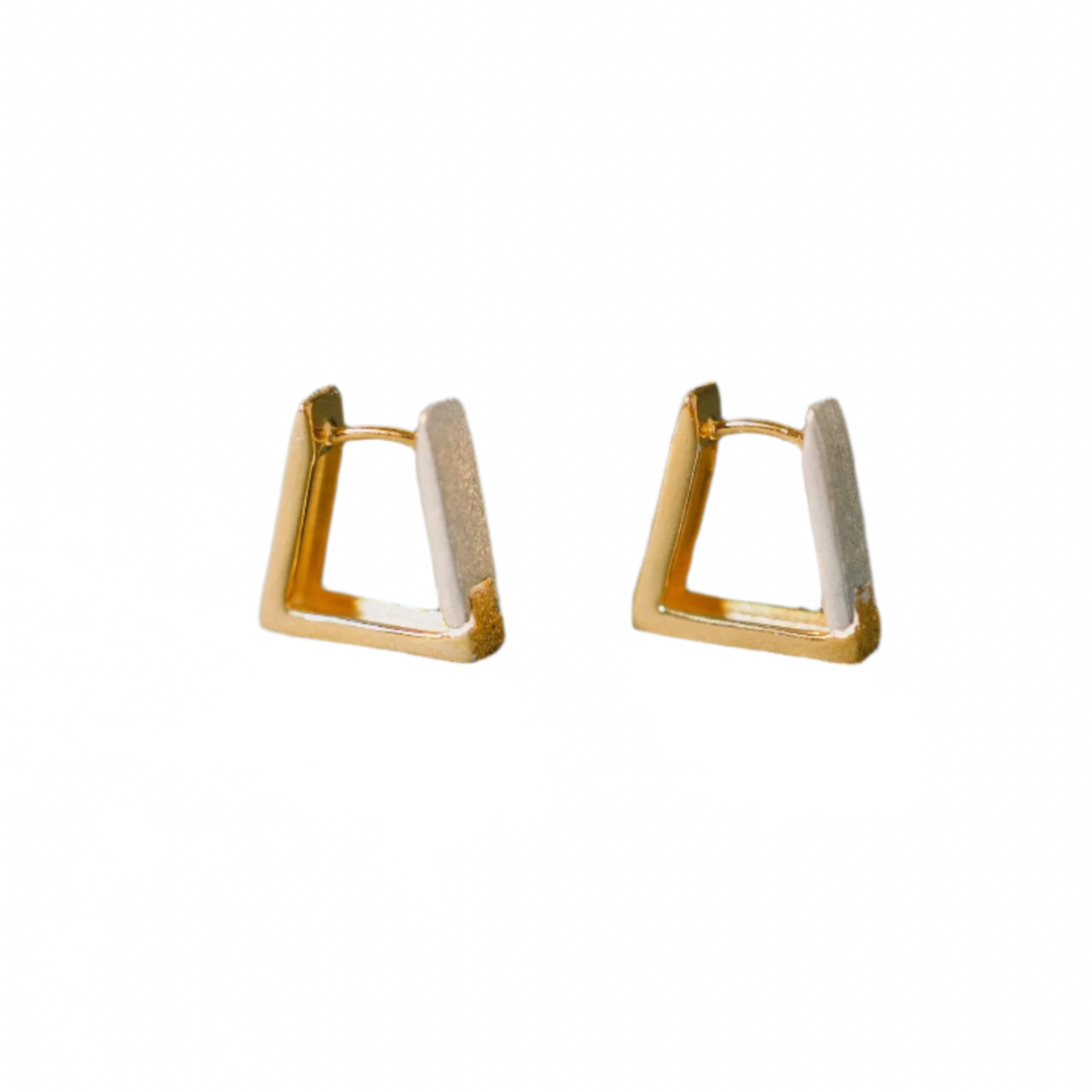 Geometric Hoop Earrings - Sumiye Co