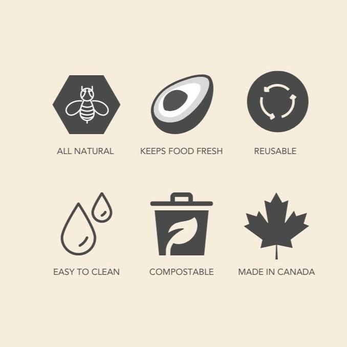 Beeswax Food Wraps: Camping Adventure Set of 3 - Sumiye Co