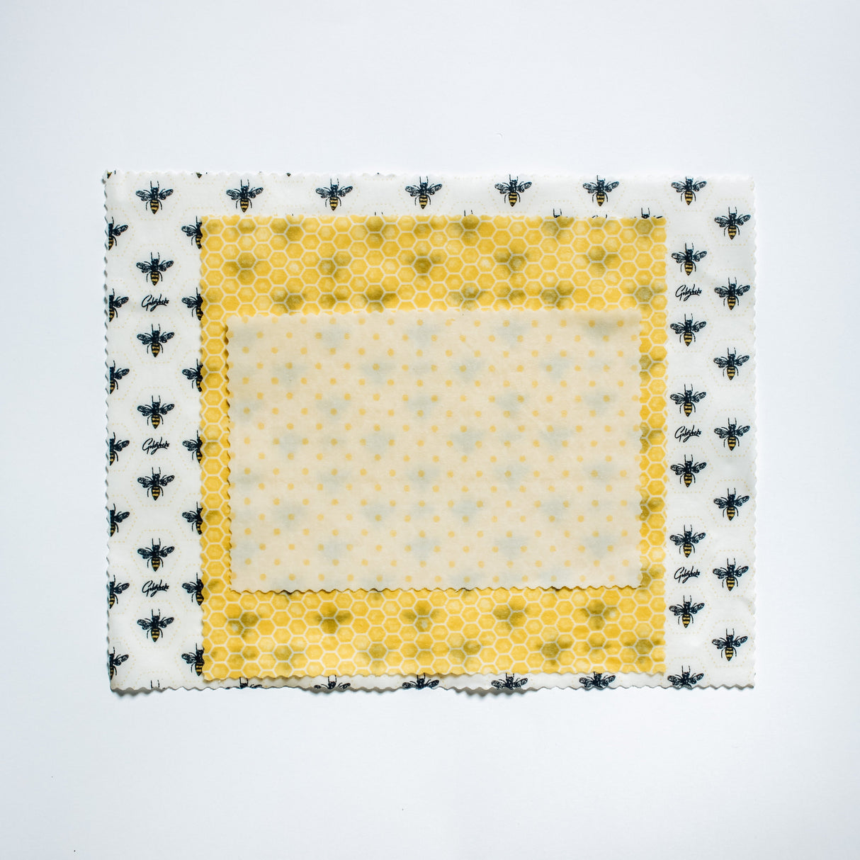 Beeswax Food Wraps: Honey Bees Set of 3 - Sumiye Co