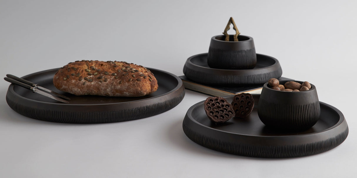 Hand-Carved Mango Wood Bowl - Sumiye Co