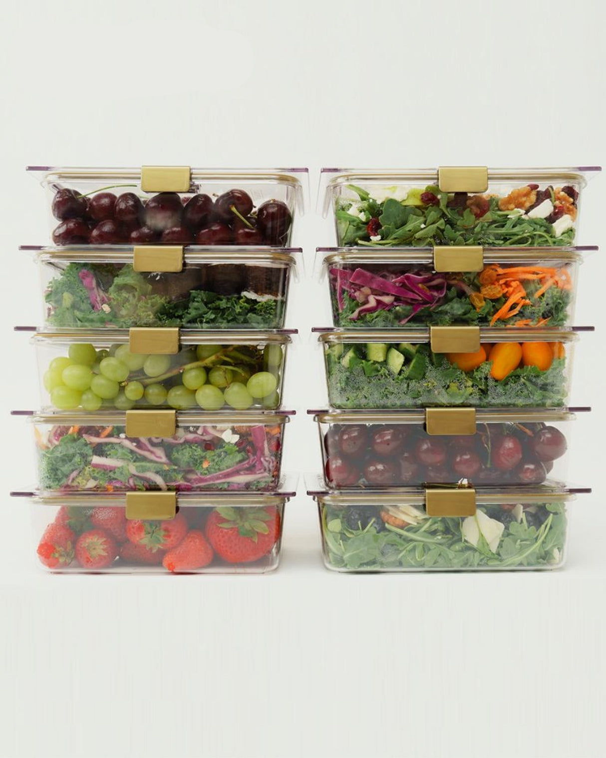 The Food Container - 10 Set (8.27 x 5.78 x 2.52 in) - Sumiye Co