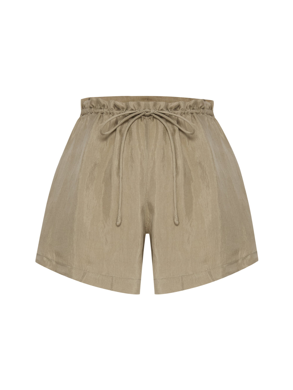 Lucid Flow Tie Shorts - Khaki Green - Sumiye Co
