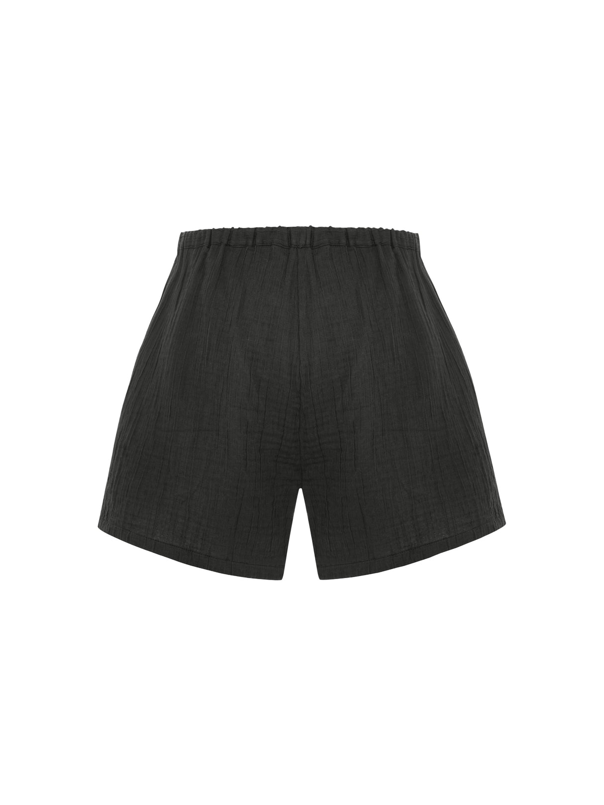 Kaya Drawstring Shorts - Charcoal - Sumiye Co