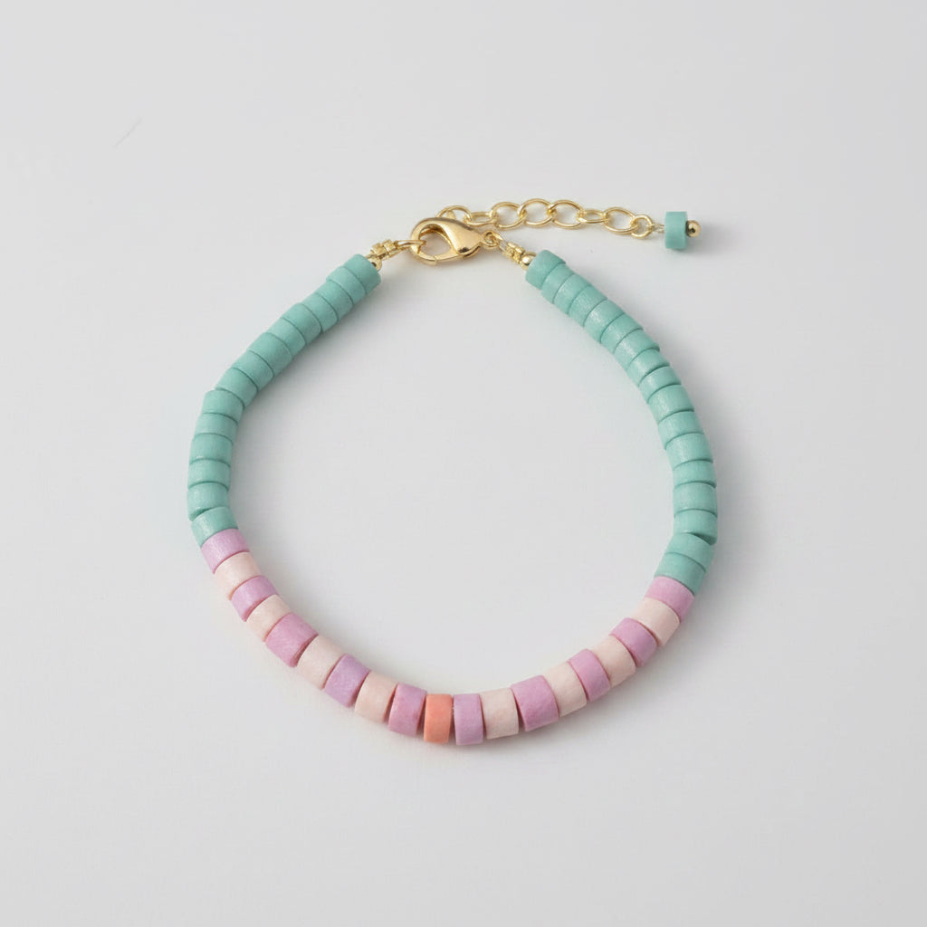 Heishi Bone Bracelet-1