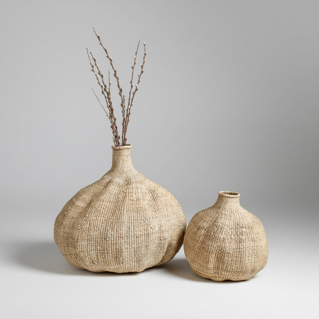 Garlic Tonga Sculptural Baskets - Sumiye Co