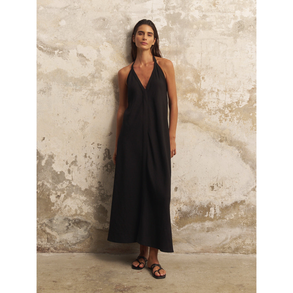 Zoe Maxi Dress - Black - Sumiye Co