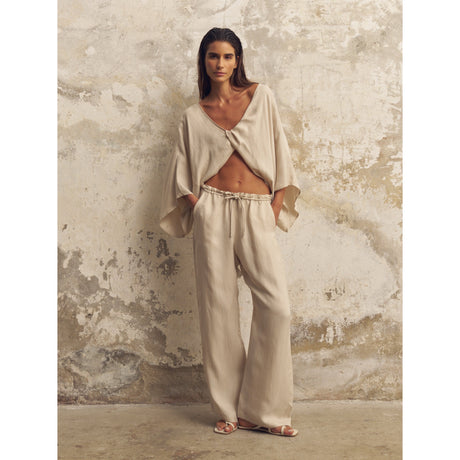 Lucid Knot Top - Sand - Sumiye Co