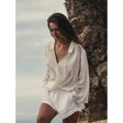 Sade Top - White Stripes - Sumiye Co