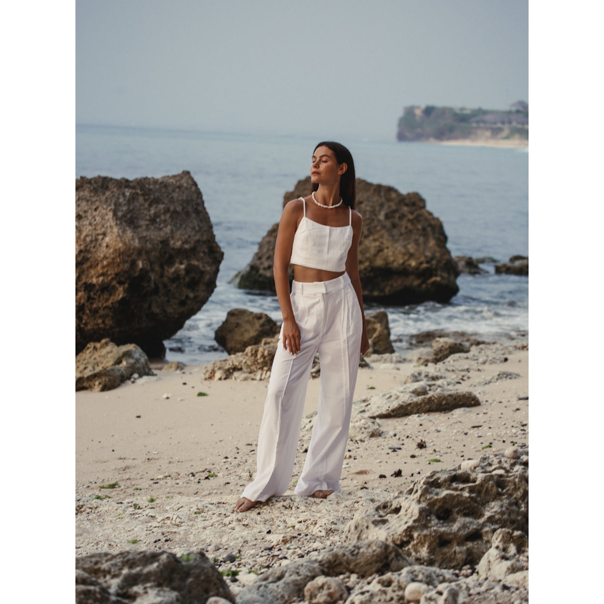 Pera Pants - White - Sumiye Co