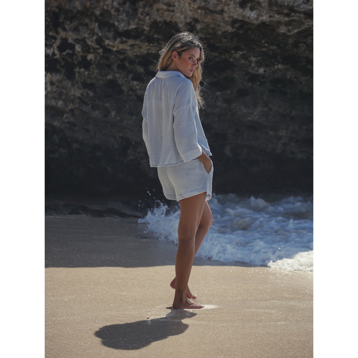 Echo Boy Short - Baby Blue - Sumiye Co