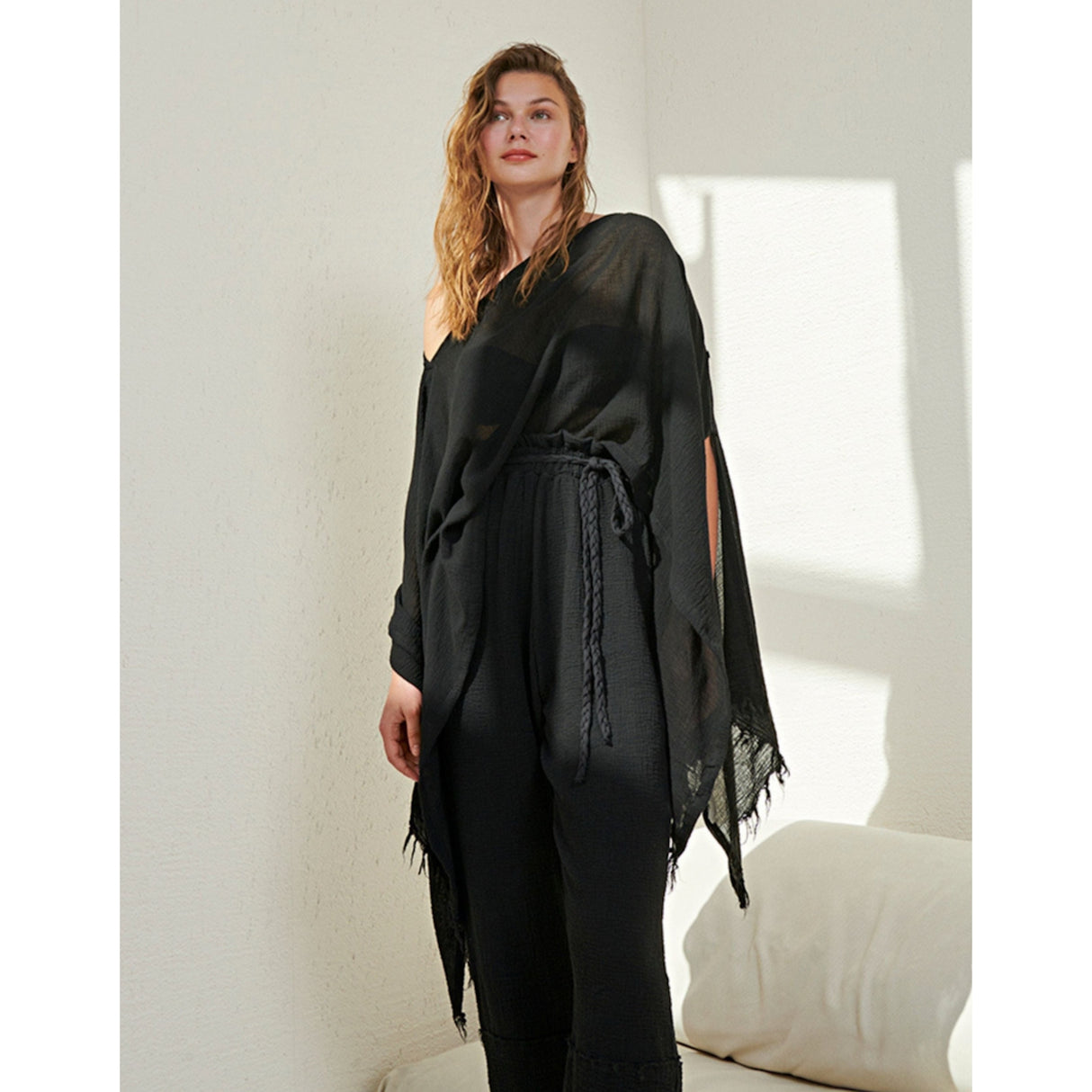 Ava Kimono - Black - Sumiye Co
