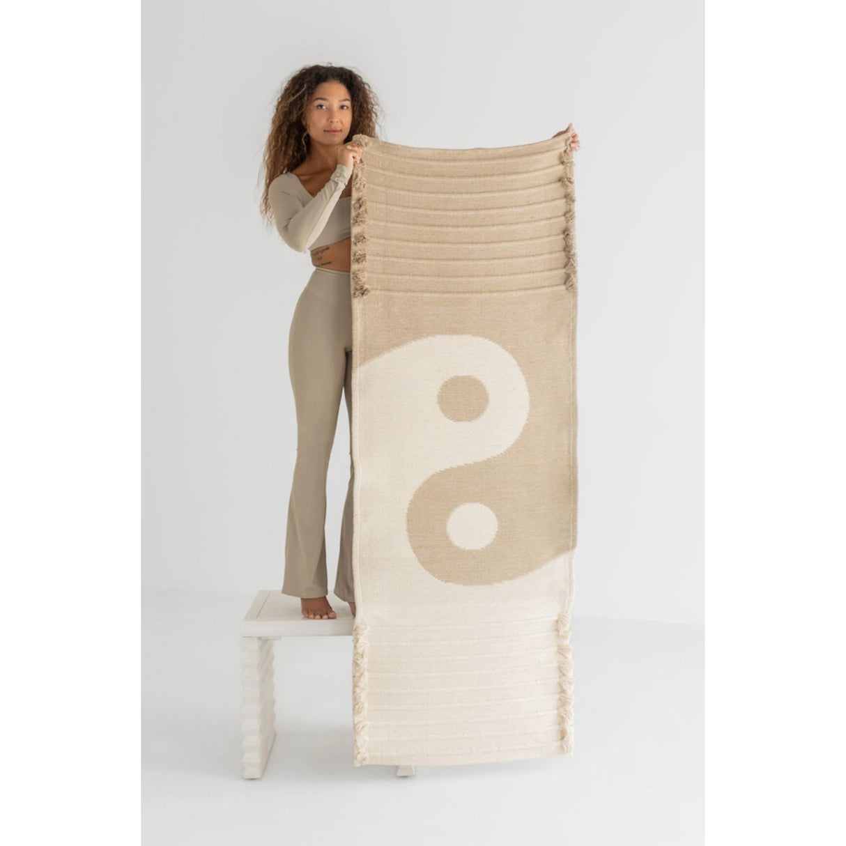 Yin-Yang Clay - Naturally Dyed Herbal Yoga Mat - Sumiye Co