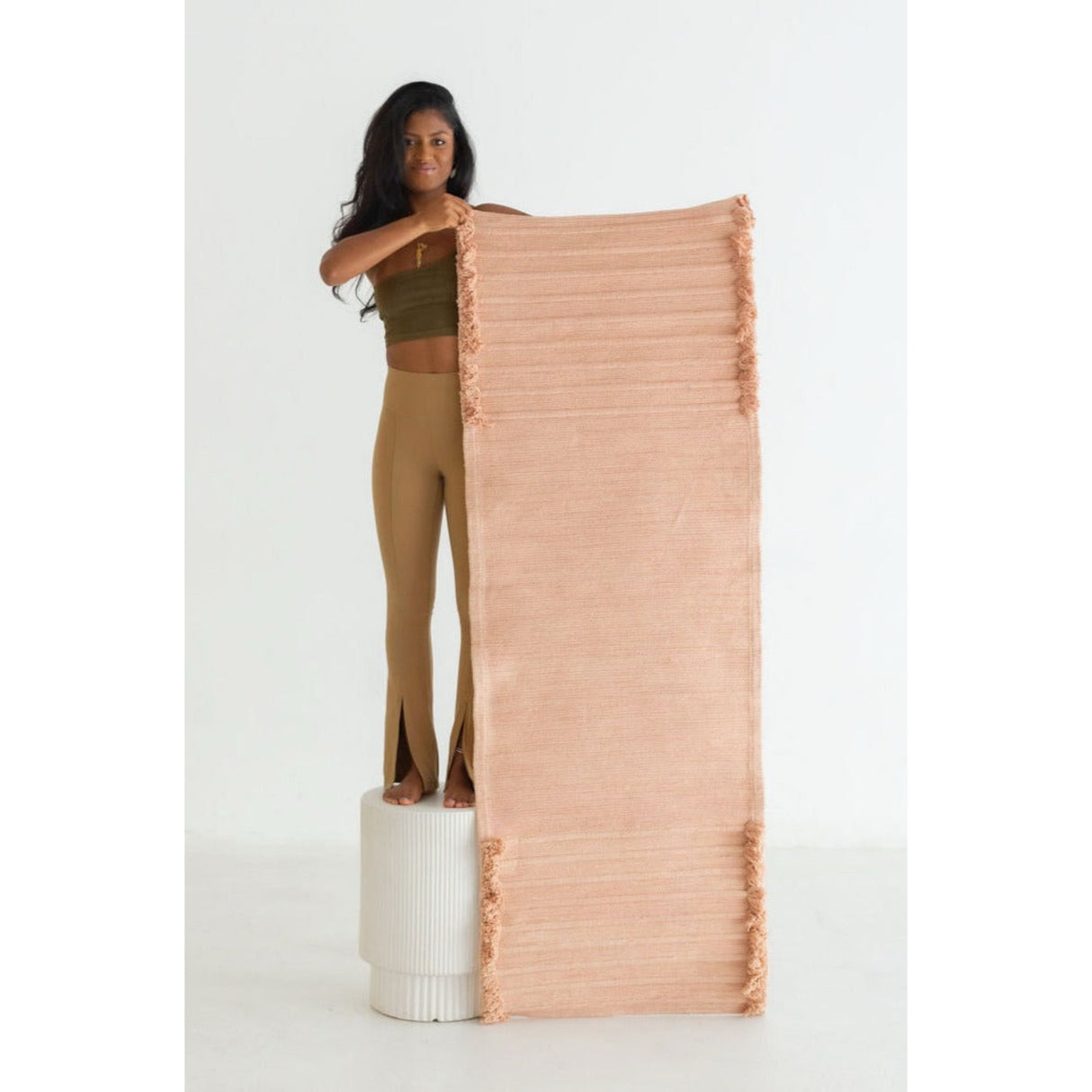 Rose Quartz - Herbal Yoga Mat - Sumiye Co
