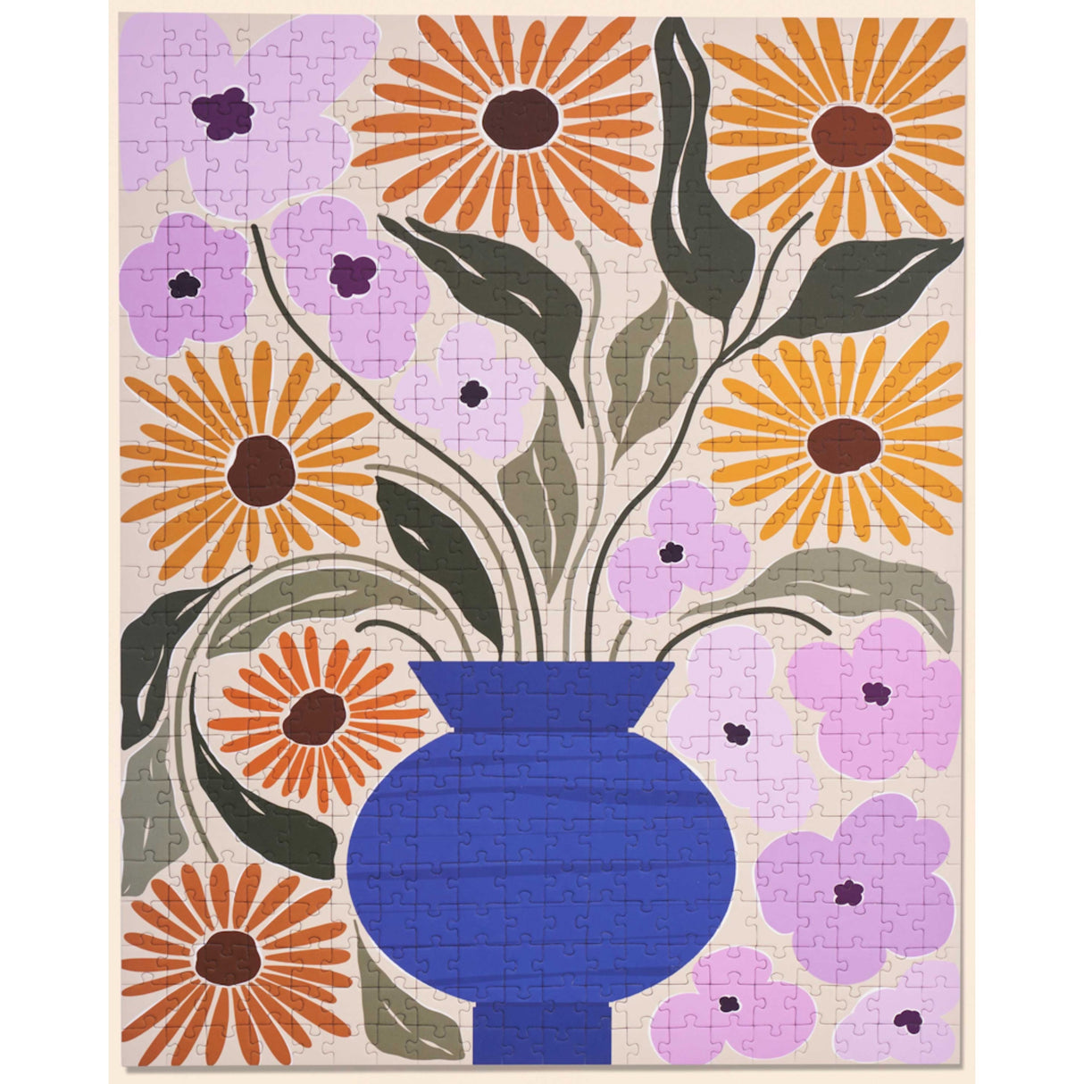 Vase of Flowers 500 Piece Puzzle | Artist Frankie Penwill - Sumiye Co