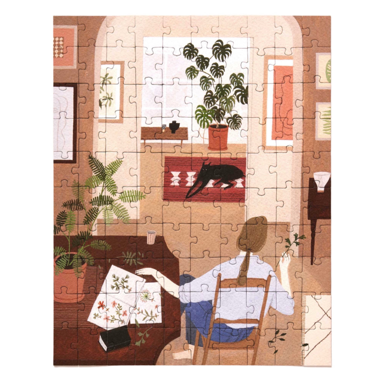 Herbarium 100 Piece Puzzle | Artist Yelena Bryksenkova - Sumiye Co