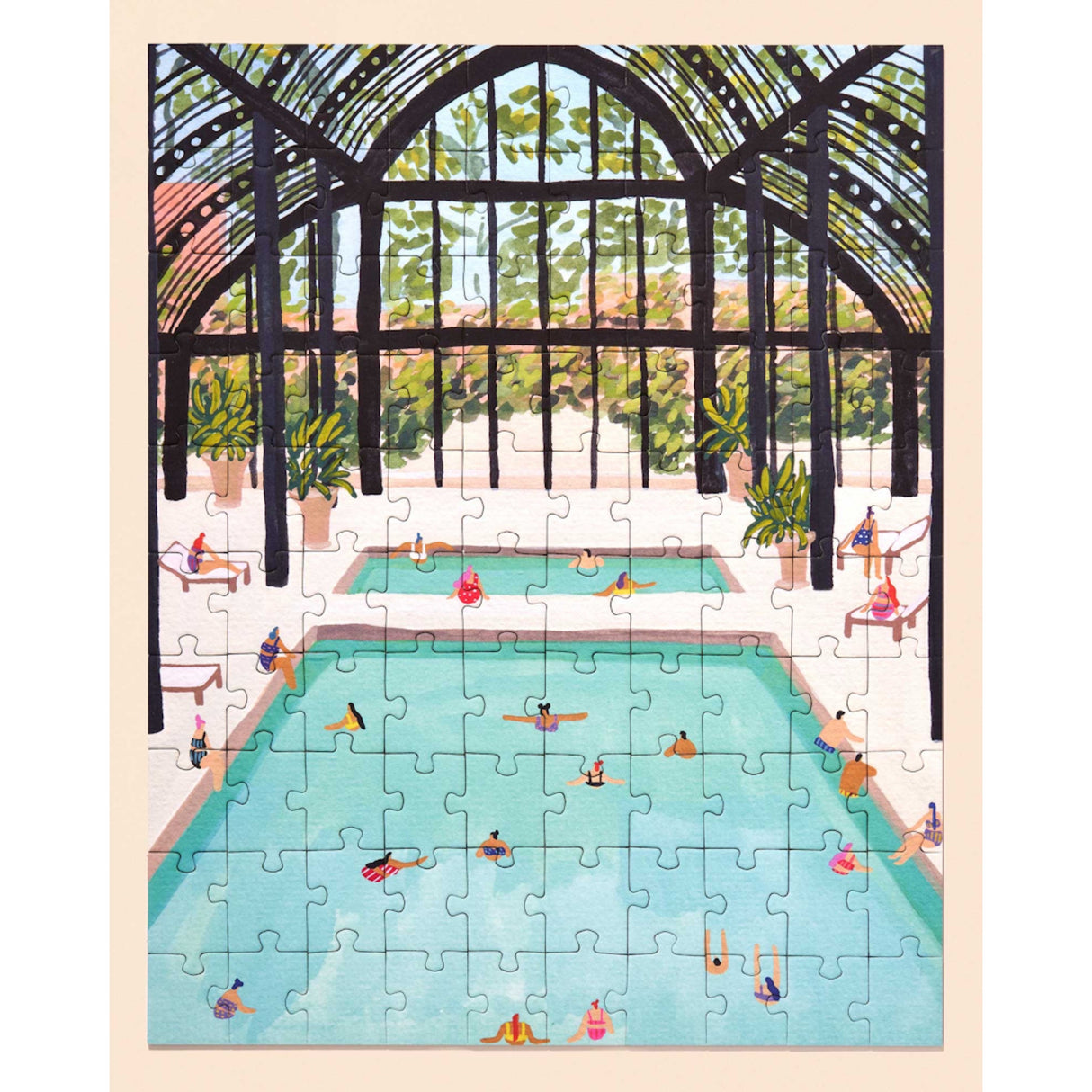 Royal Mansour 100 Piece Puzzle | Artist Joanne Hendrickx - Sumiye Co