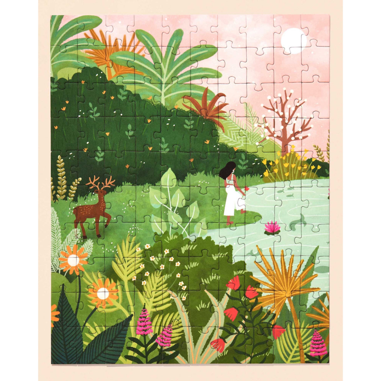 A Moment In Paradise 100 Piece Puzzle | Artist Sadhvi Konchada - Sumiye Co