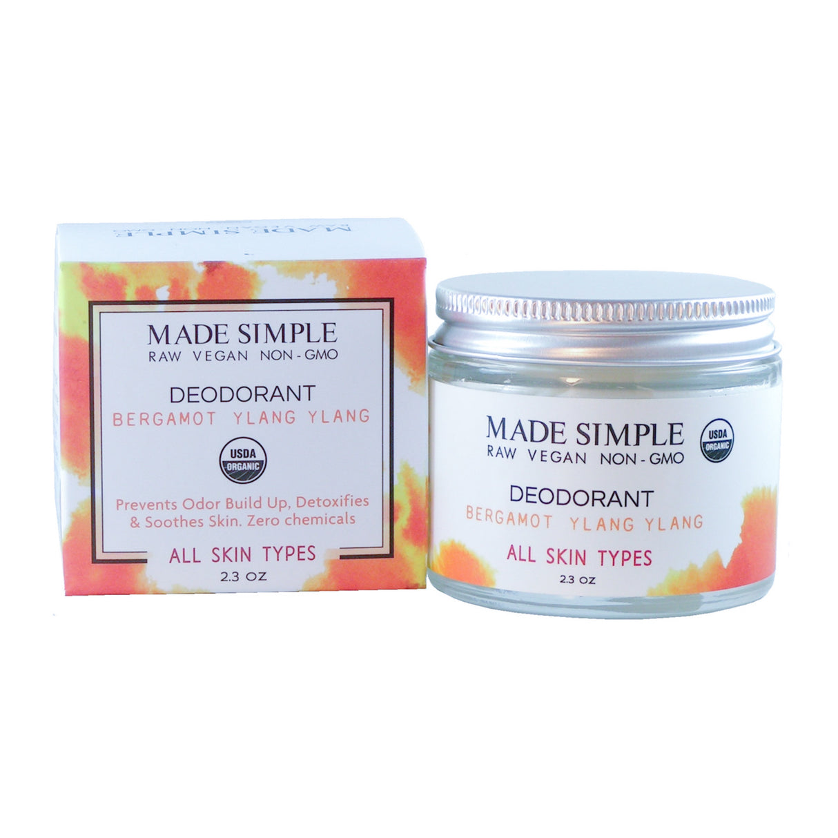 All-Natural Organic Deodorant – Floral Citrus Blend (2.3 oz) - Sumiye Co